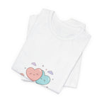 Love Is In The Air tee | Micro-Romance pastel hearts, Galentine’s self-love