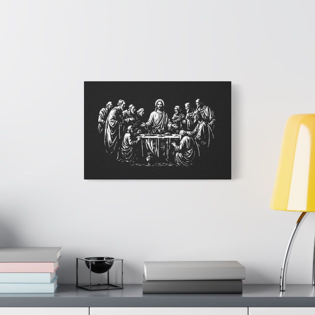 The Last Supper Matte Canvas Wall Art — Christian Religious Home Decor