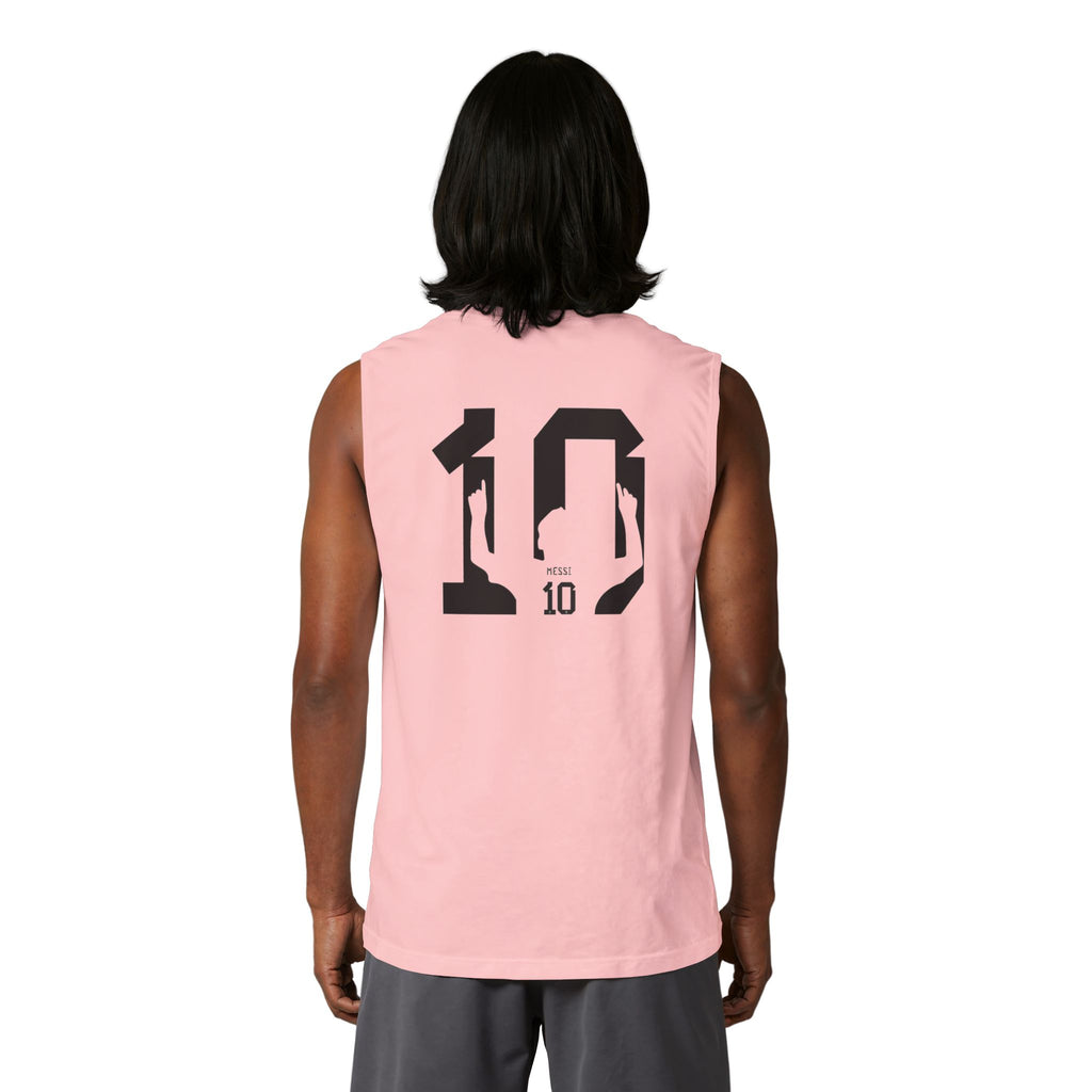 GOAT Soccer Tank Top — Messi Back Print