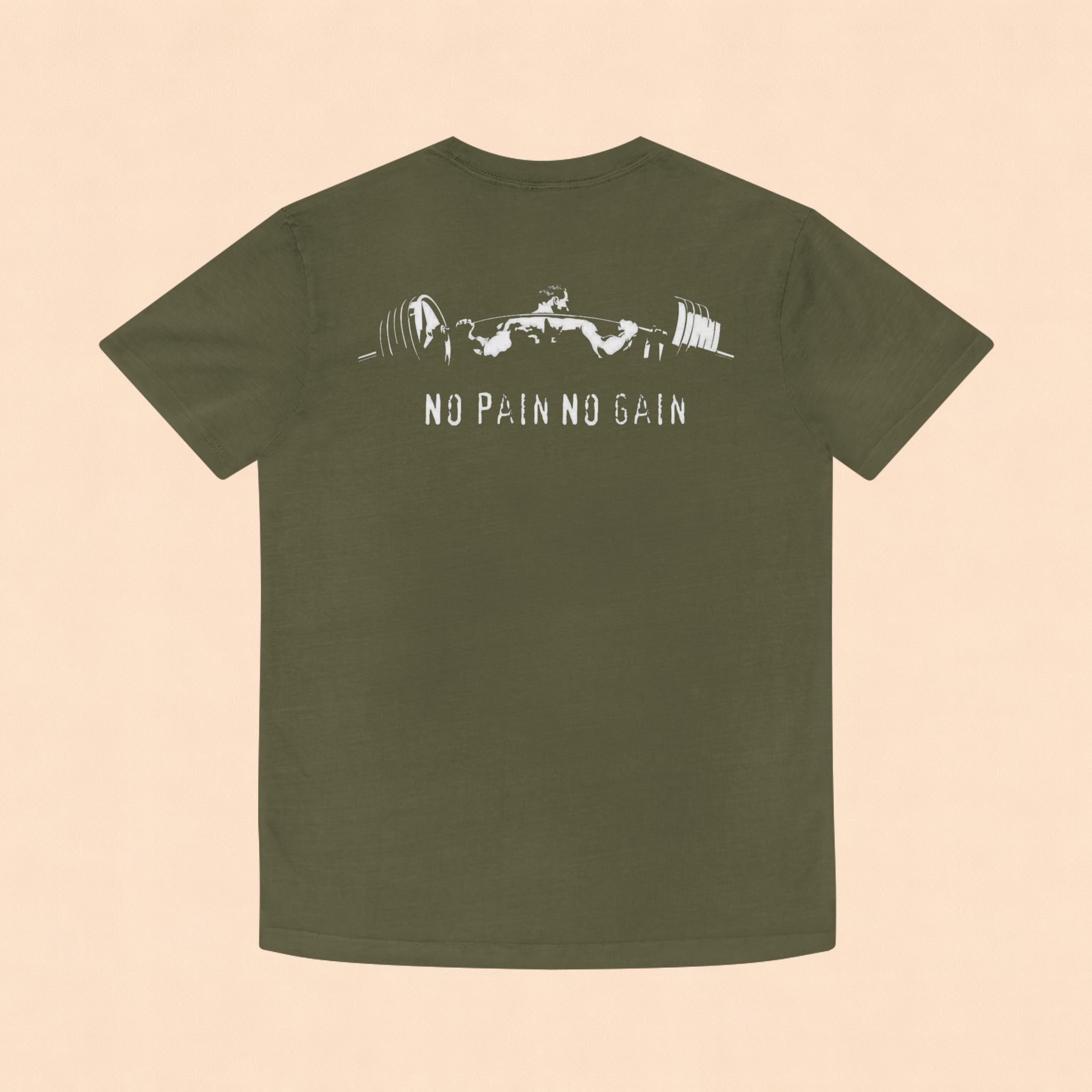 No Pain No Gain Faded Tee — Vintage Gym Workout Shirt