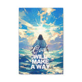 God will make a way - Matte Canvas, Stretched, 1.25"