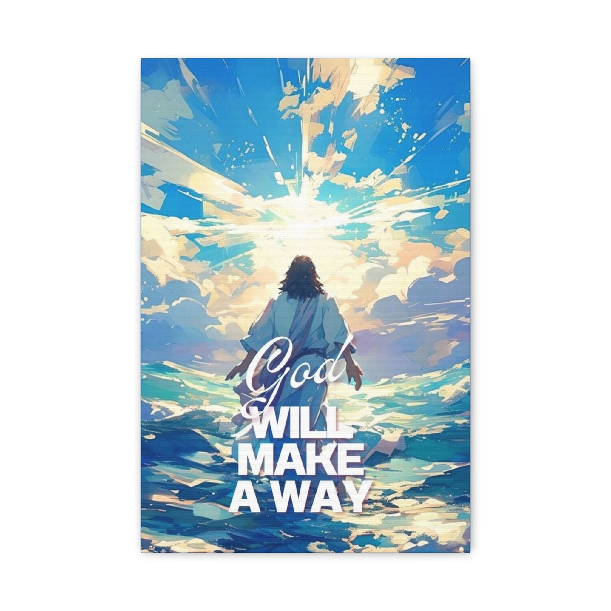 God will make a way - Matte Canvas, Stretched, 1.25"