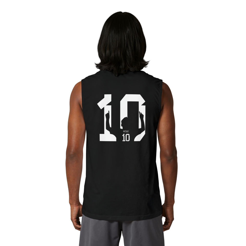 GOAT Soccer Tank Top — Messi Back Print