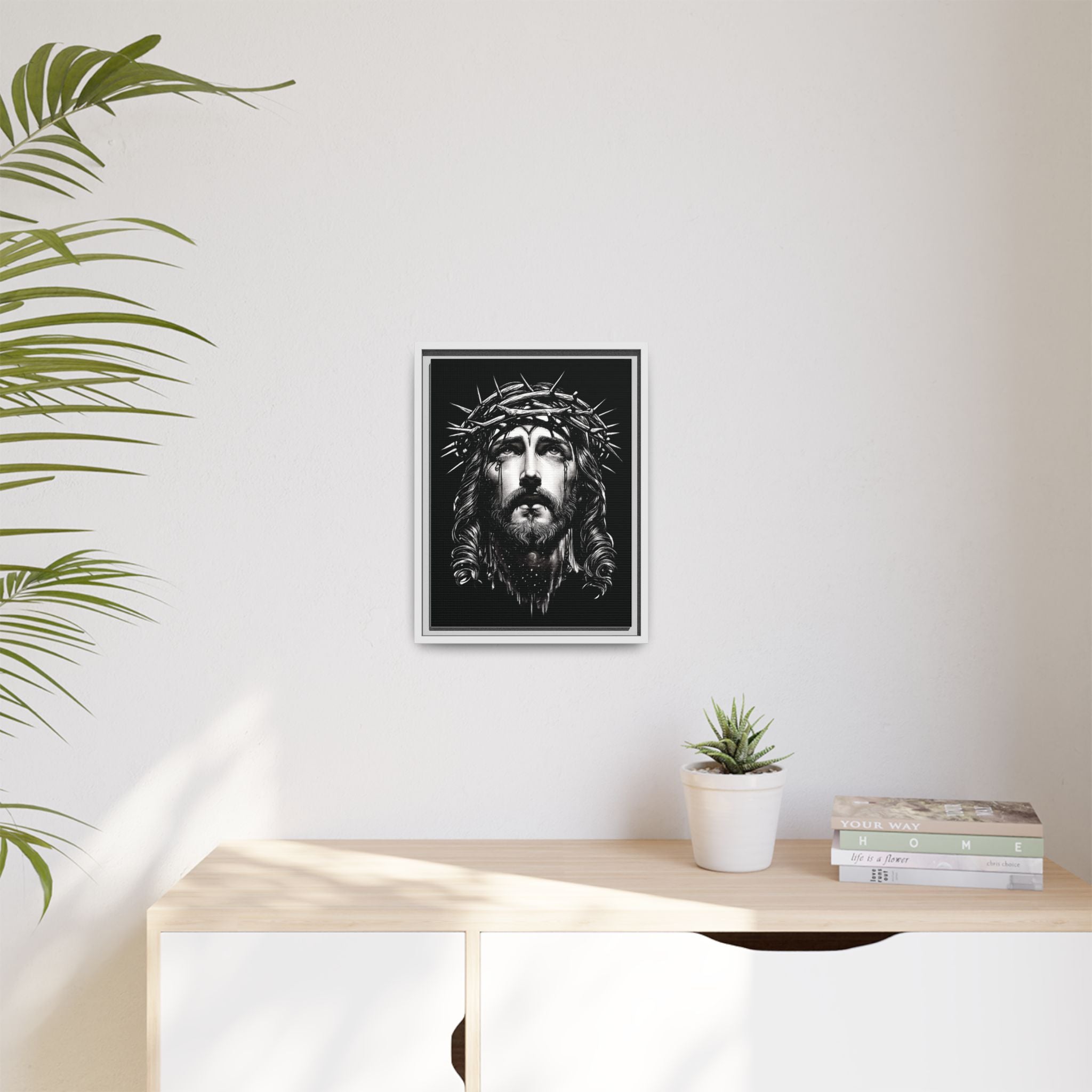 1. The Sacred Gaze (White and Black)