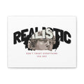 Realistic Statue Art Canvas — "Don't Trust Everything You See" Matte Stretched Wall Art