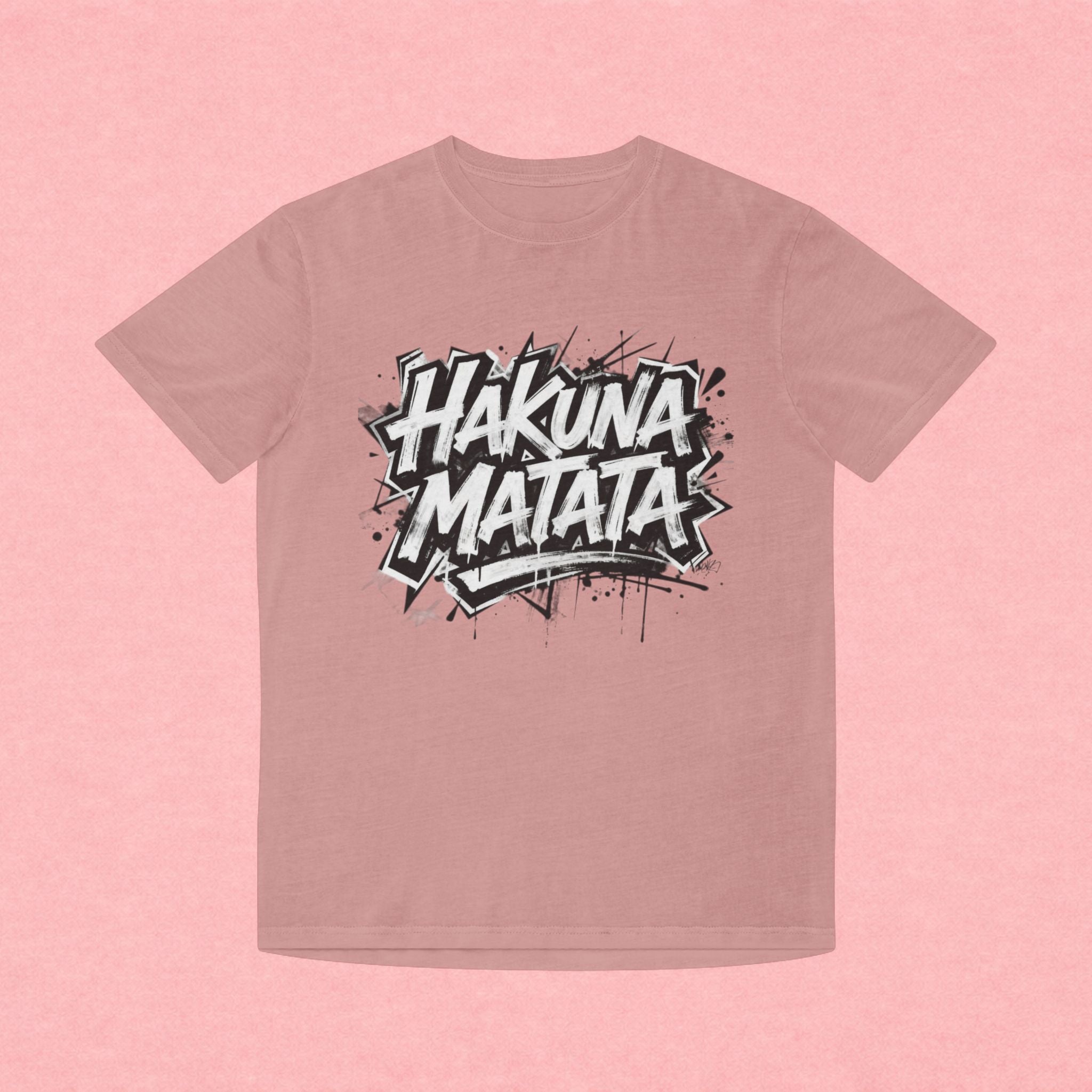 Hakuna Matata Graphic Tee — Retro Graffiti Relaxed T-Shirt