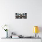Focus — Muscular Fighter Poster Anime Canvas Wall art