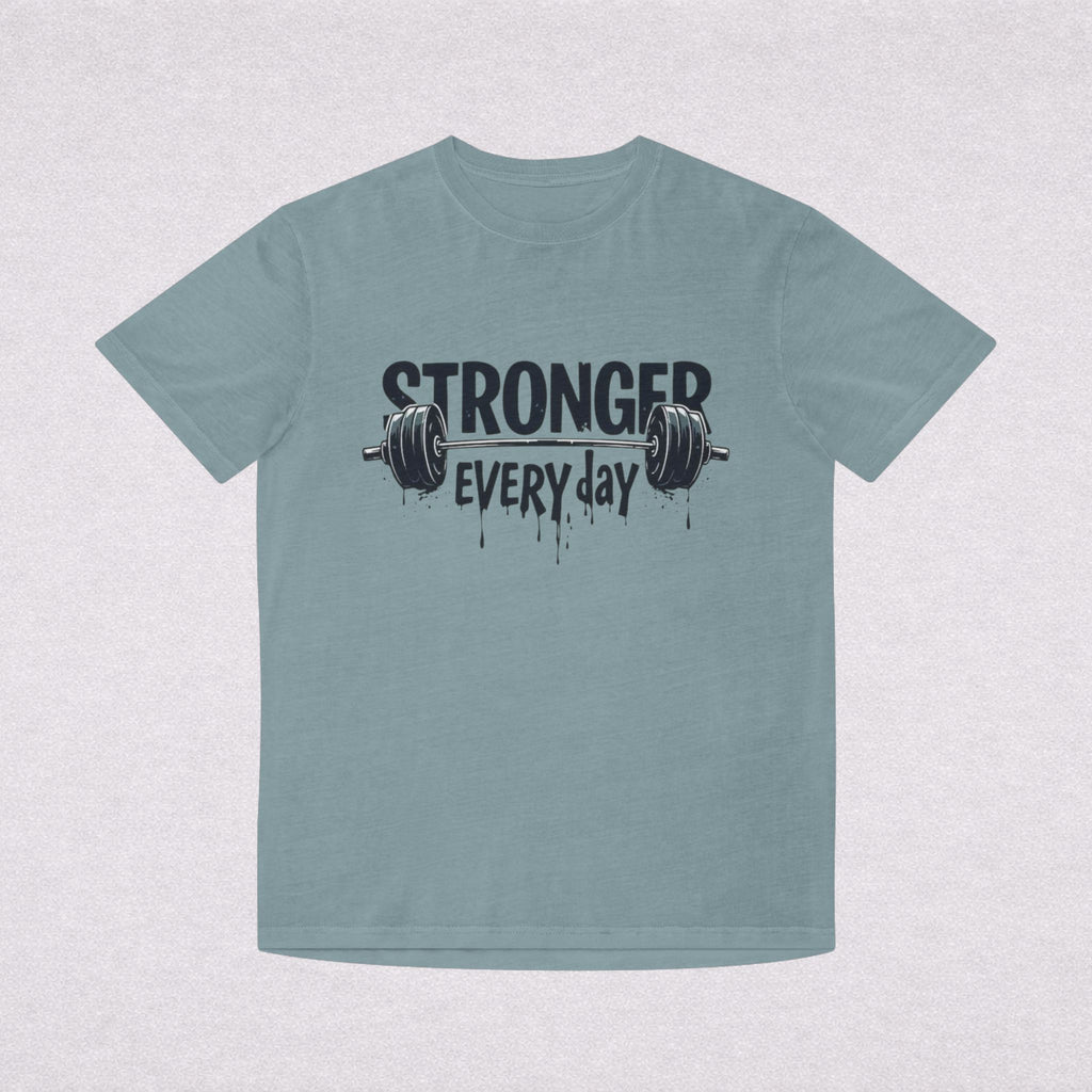 Stronger Every Day T-Shirt — Weightlifting Motivational Gym Tee