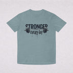 Stronger Every Day T-Shirt — Weightlifting Motivational Gym Tee