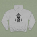 Christian Hoodie — "Christ" Cross Front & "God Is Light" Lantern Back Religious Pullover
