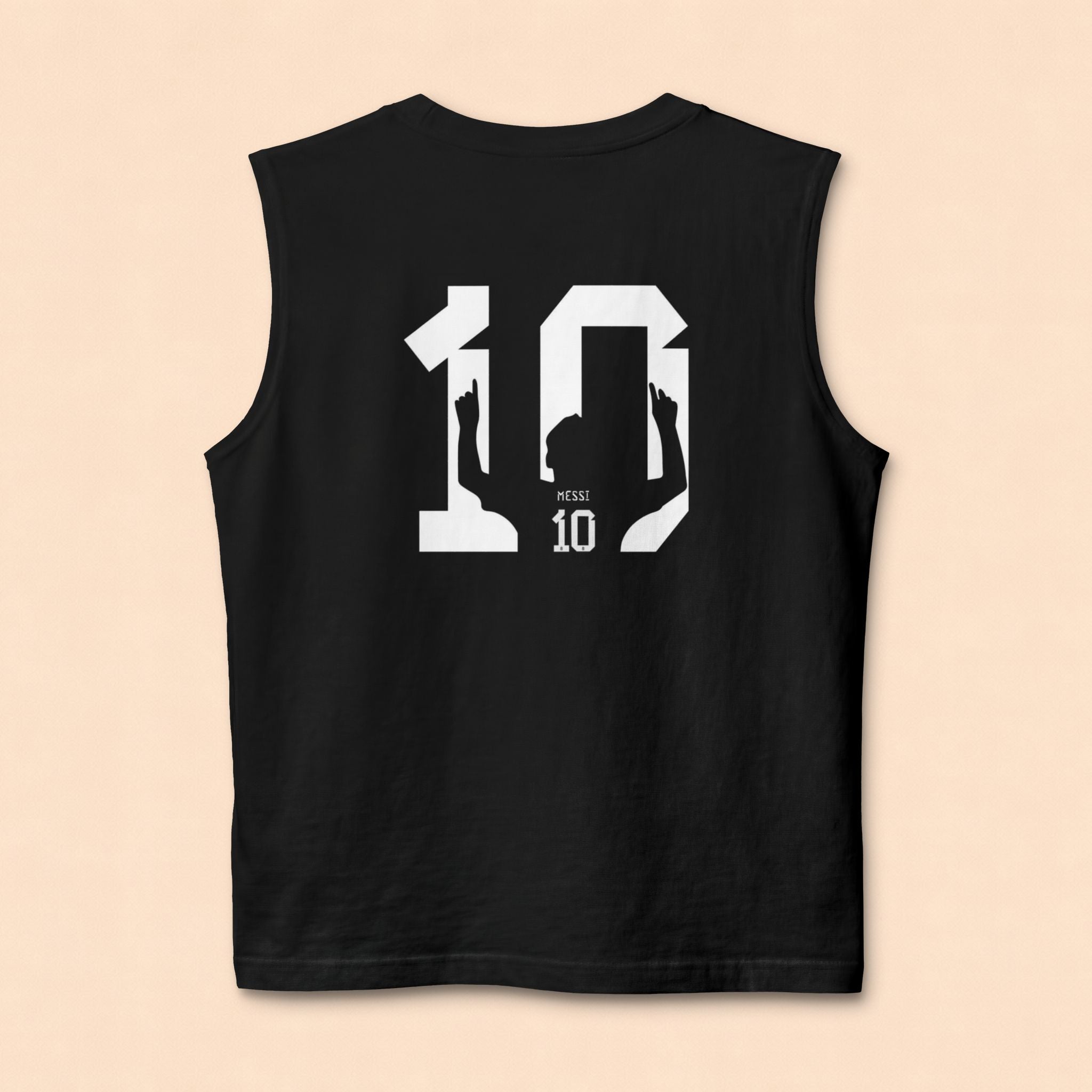 GOAT Soccer Tank Top — Messi Back Print