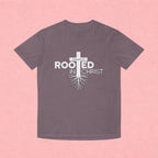 Rooted in Christ T-Shirt — Colossians 2:7 Christian Faith Tee