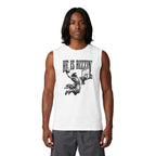 He Is Rizzin' Basketball Muscle Tank — Vintage Dunk Graphic Tank Top