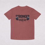Stronger Every Day T-Shirt — Weightlifting Motivational Gym Tee