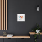 Angelic Trumpet Trio Matte Canvas Art — Stretched 1.25"