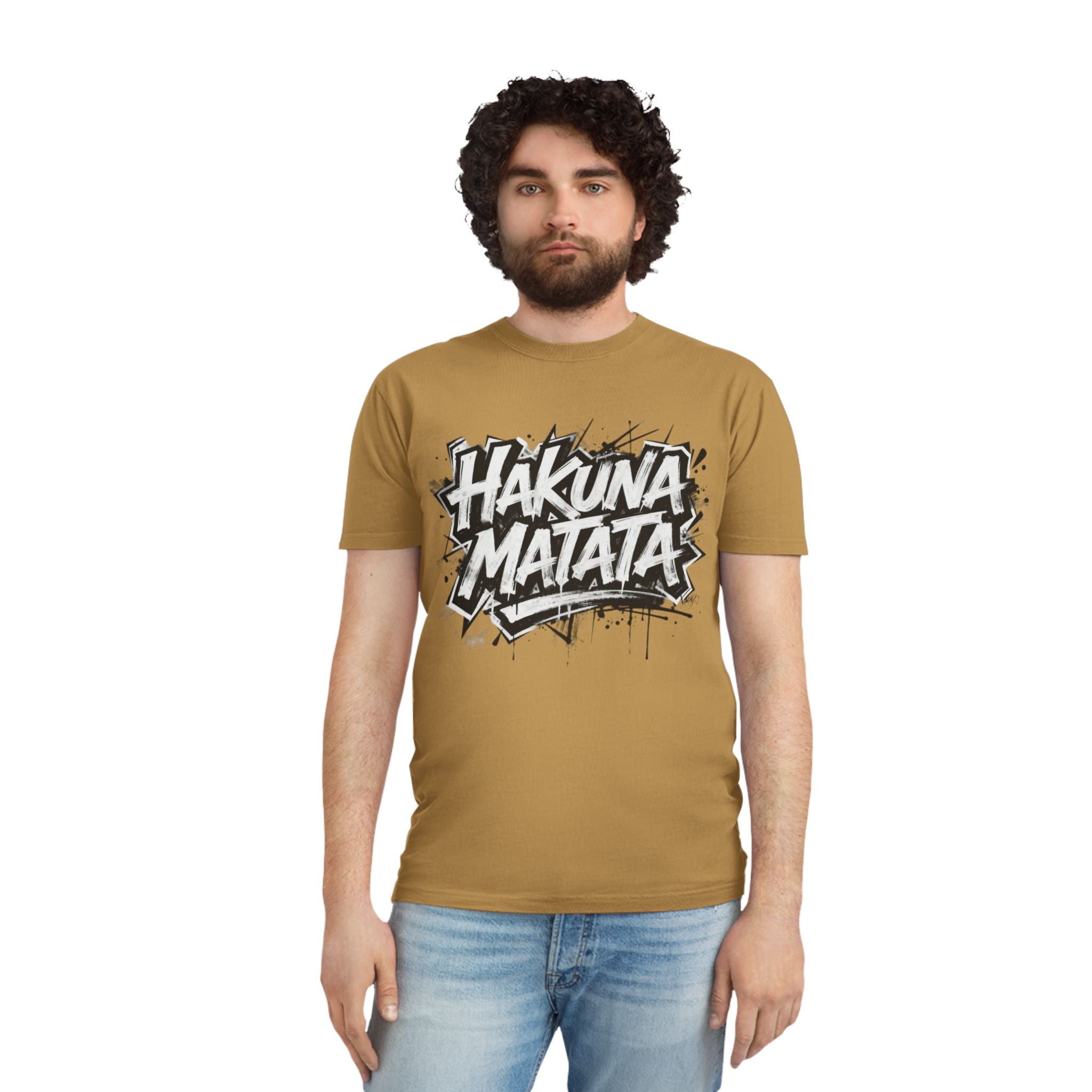 Hakuna Matata Graphic Tee — Retro Graffiti Relaxed T-Shirt
