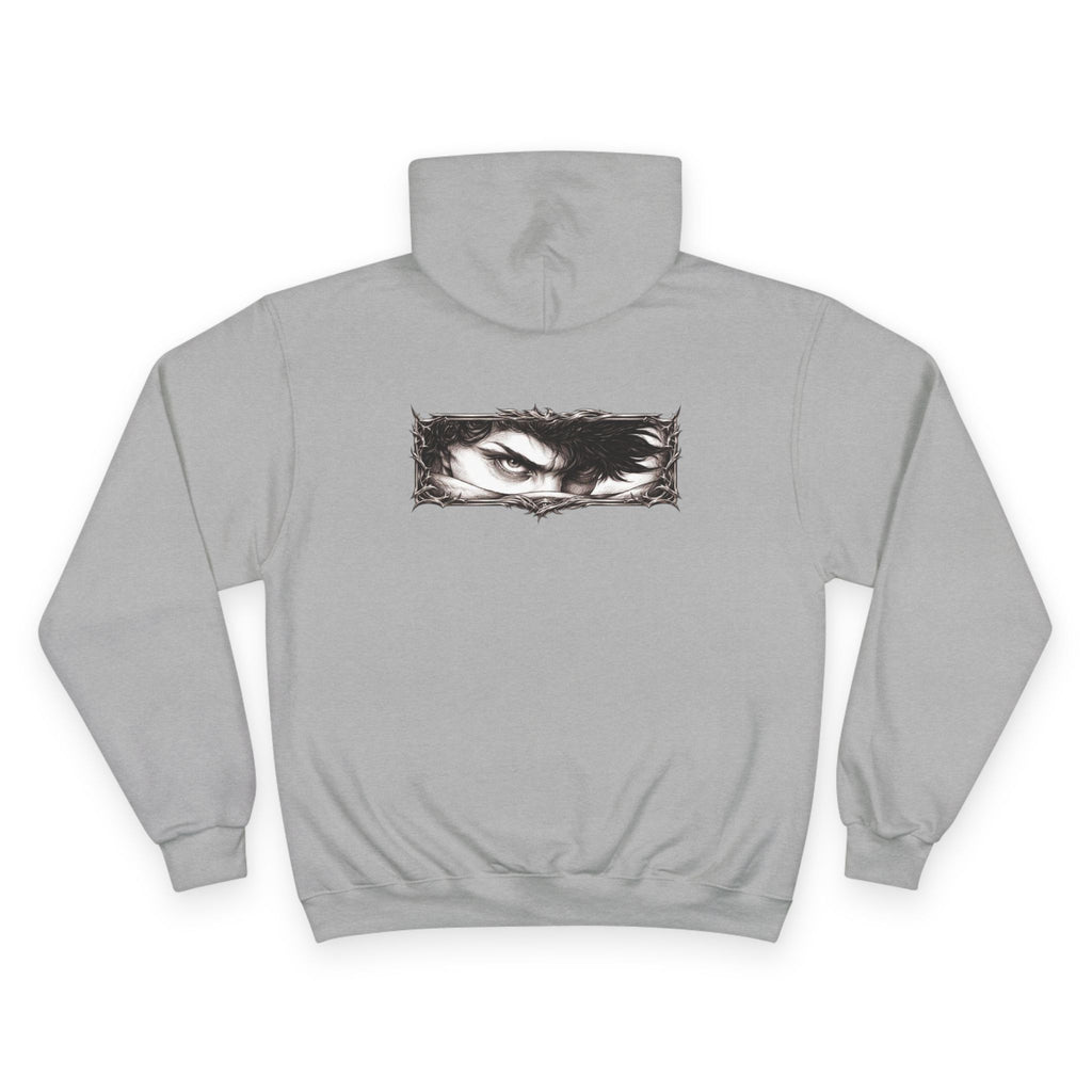 Eyes of the Champion Hoodie — Intense Gaze Graphic Pullover