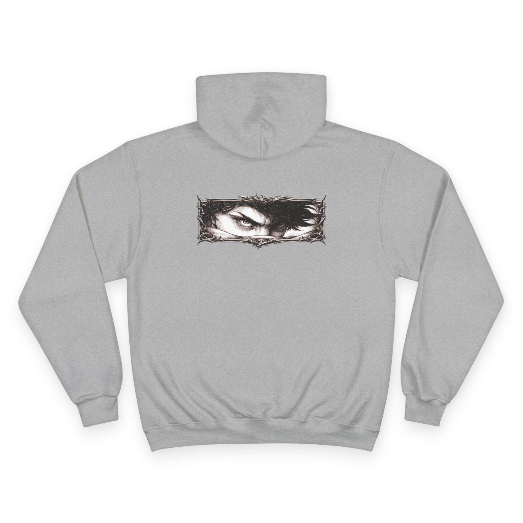 Eyes of the Champion Hoodie — Intense Gaze Graphic Pullover