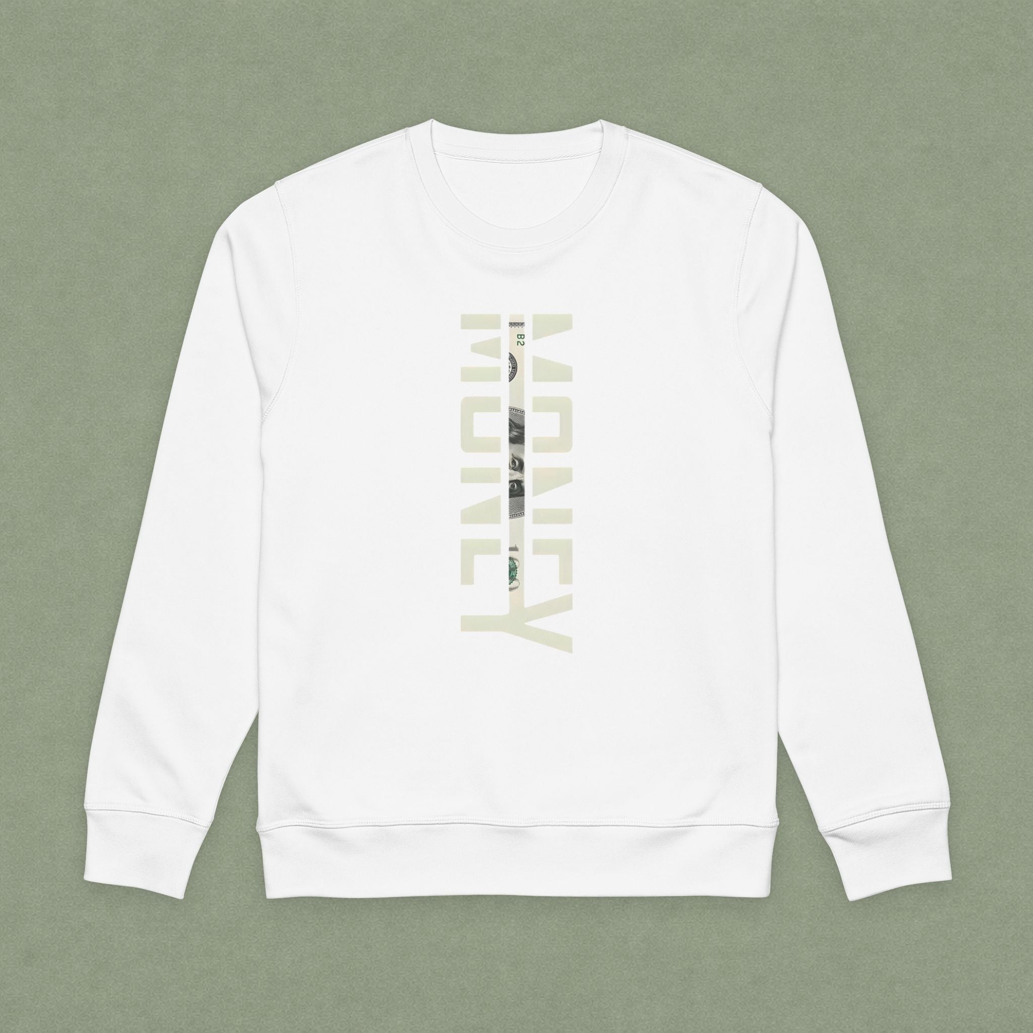 Sweatshirt — Vertical "Honey" Graphic Organic Crewneck