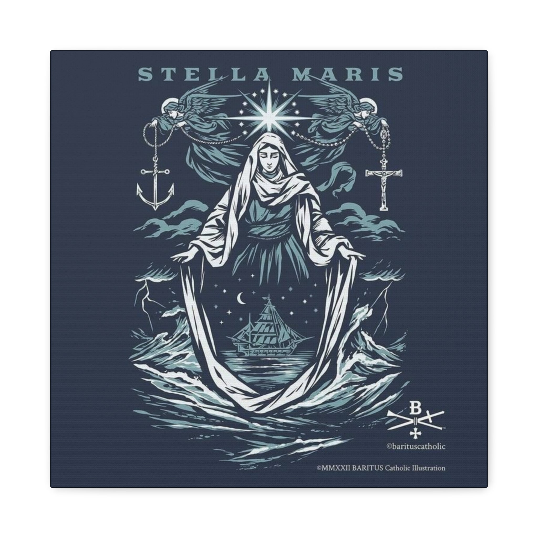 Stella Maris Canvas Art - Marian Maritime Wall Decor