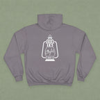 Christian Hoodie — "Christ" Cross Front & "God Is Light" Lantern Back Religious Pullover