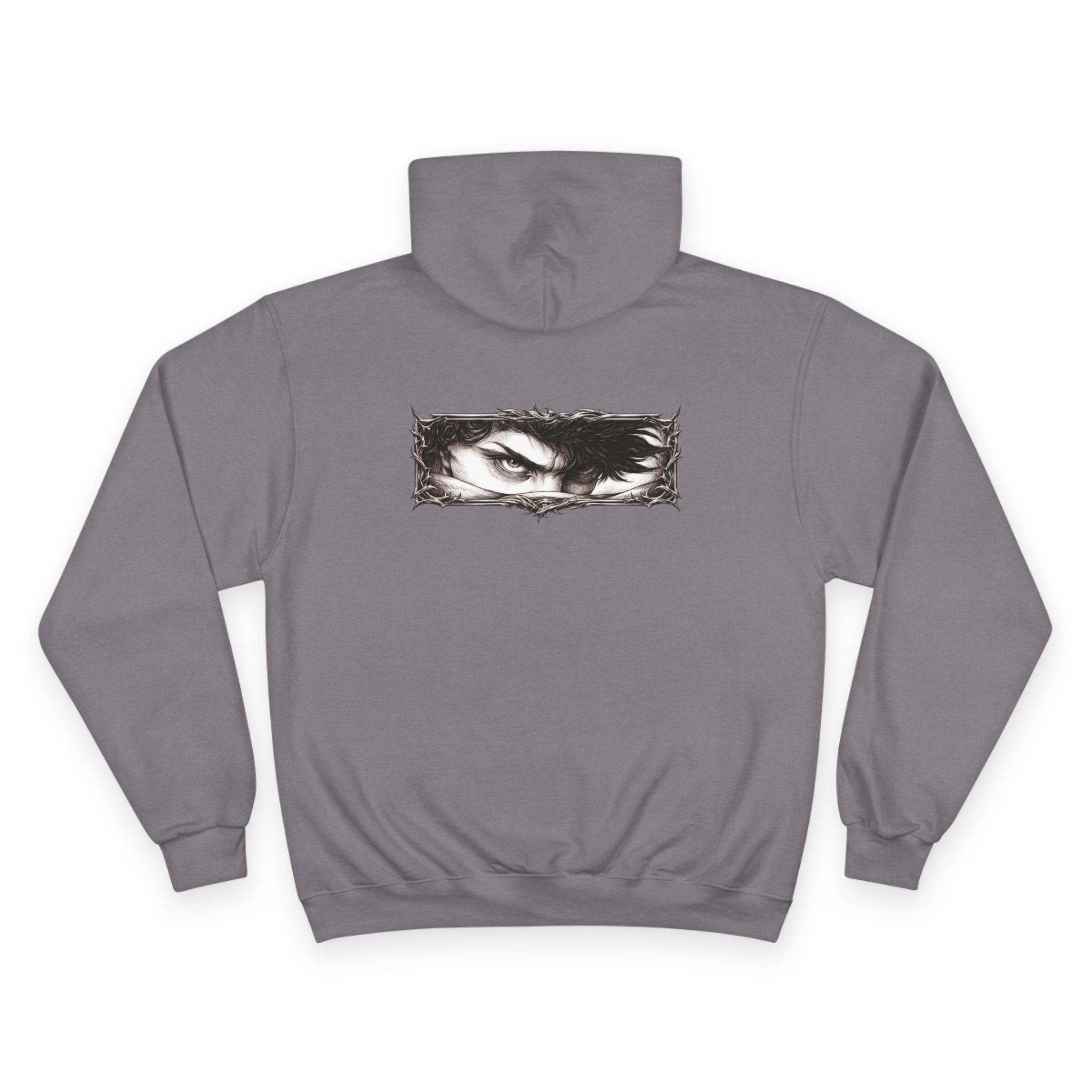 Eyes of the Champion Hoodie — Intense Gaze Graphic Pullover