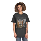 Los Angeles NYC Vintage Graphic Tee — 'Enjoy The Moment' Faded Shirt