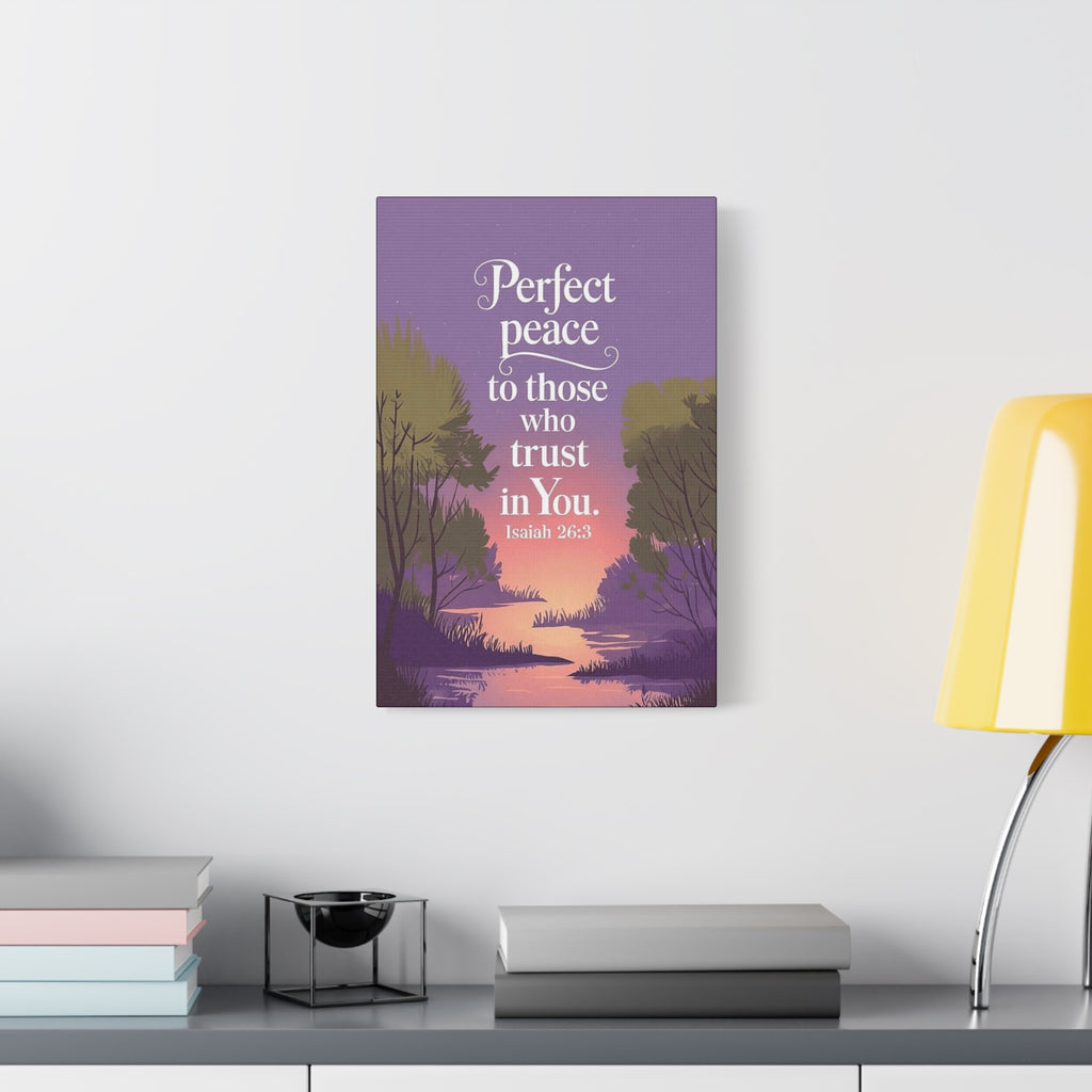 Perfect Peace - Matte Canvas, Stretched, 1.25"
