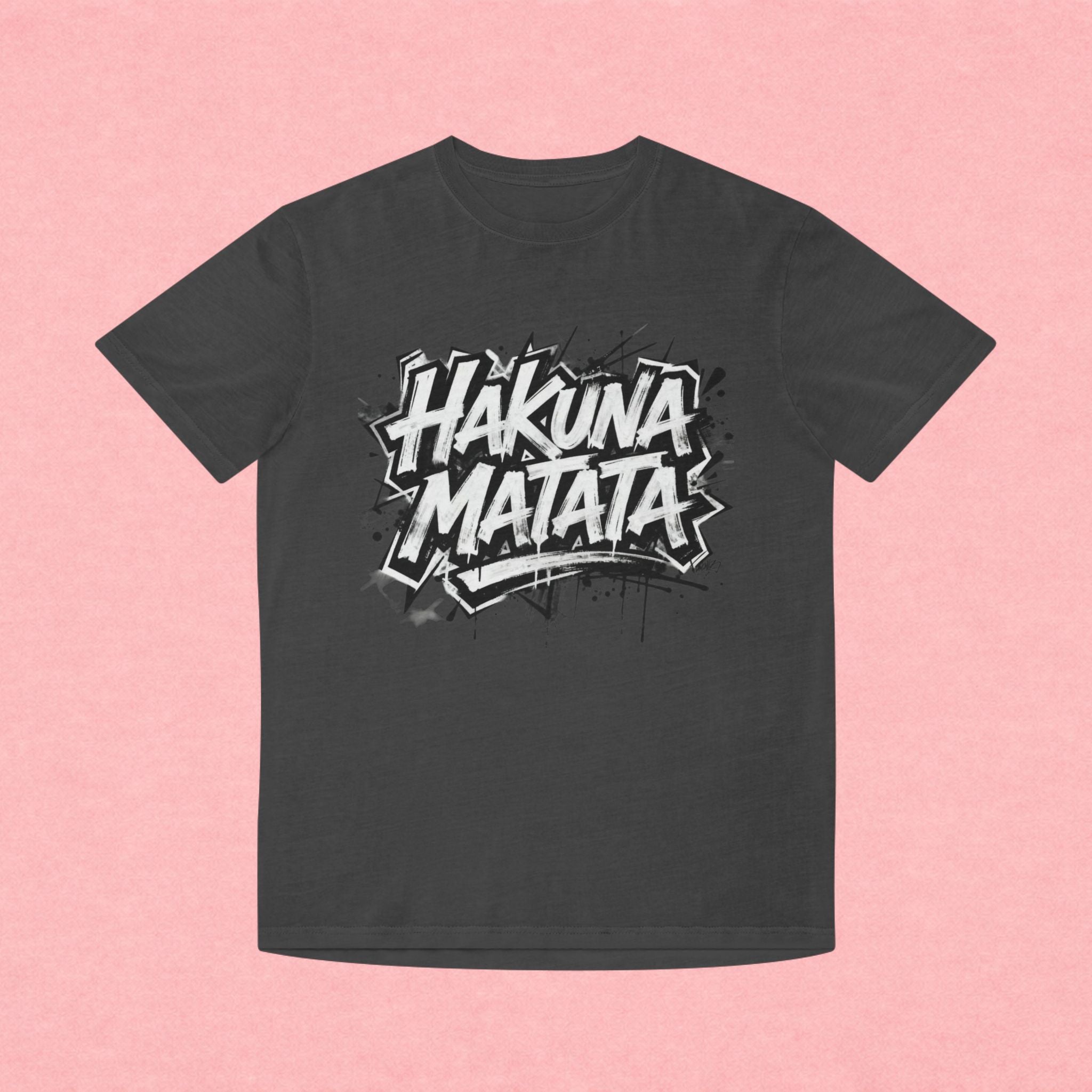 Hakuna Matata Graphic Tee — Retro Graffiti Relaxed T-Shirt