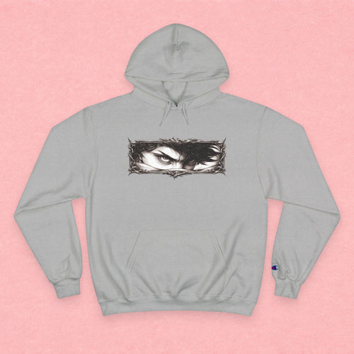 Eyes of the Champion Hoodie — Intense Gaze Graphic Pullover
