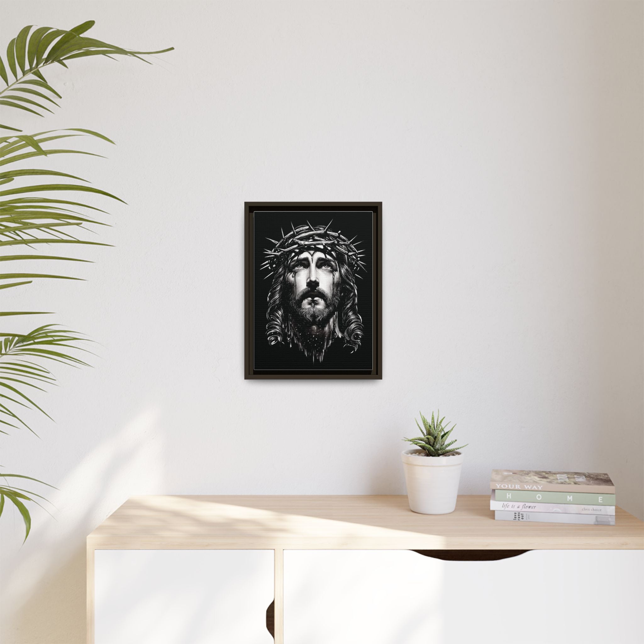 1. The Sacred Gaze (White and Black)