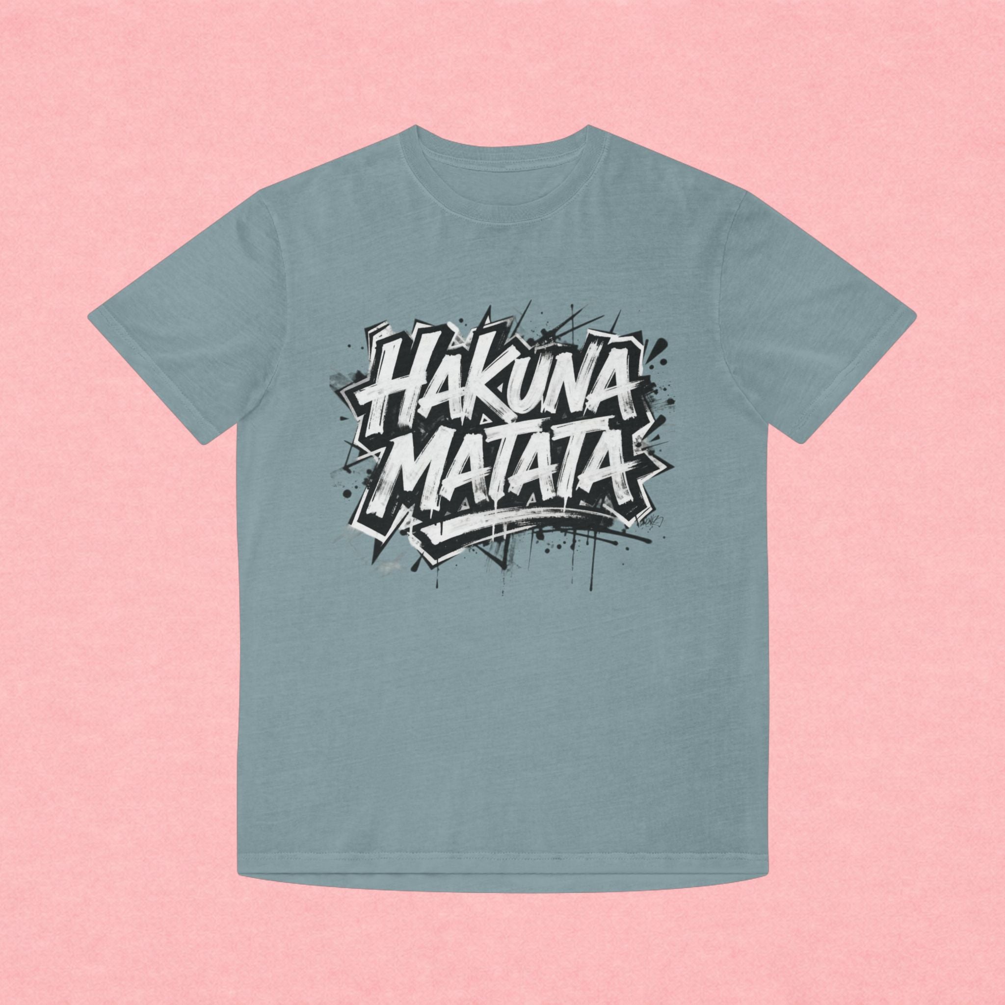 Hakuna Matata Graphic Tee — Retro Graffiti Relaxed T-Shirt