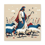 The Good Shepherd- Matte Canvas, Stretched, 1.25"