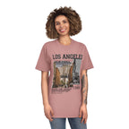 Los Angeles NYC Vintage Graphic Tee — 'Enjoy The Moment' Faded Shirt