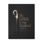 Canvas Wall Art — “The Lord Is My Shepherd” Psalm 23:2 Matte Stretched Canvas