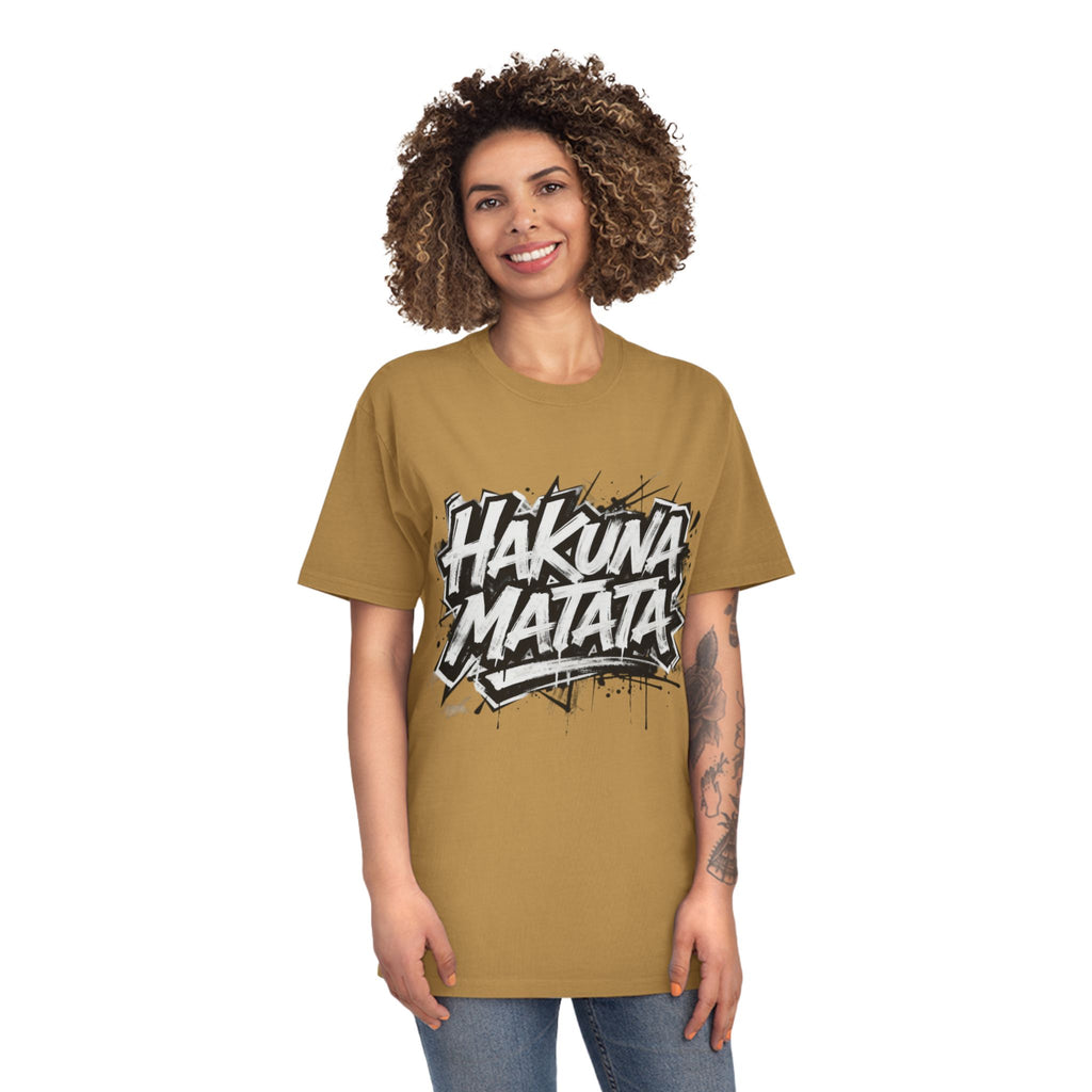 Hakuna Matata Graphic Tee — Retro Graffiti Relaxed T-Shirt