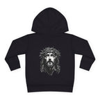 Toddler Hoodie — 'I Am Saved' Lamb & Jesus Portrait Christian Pullover
