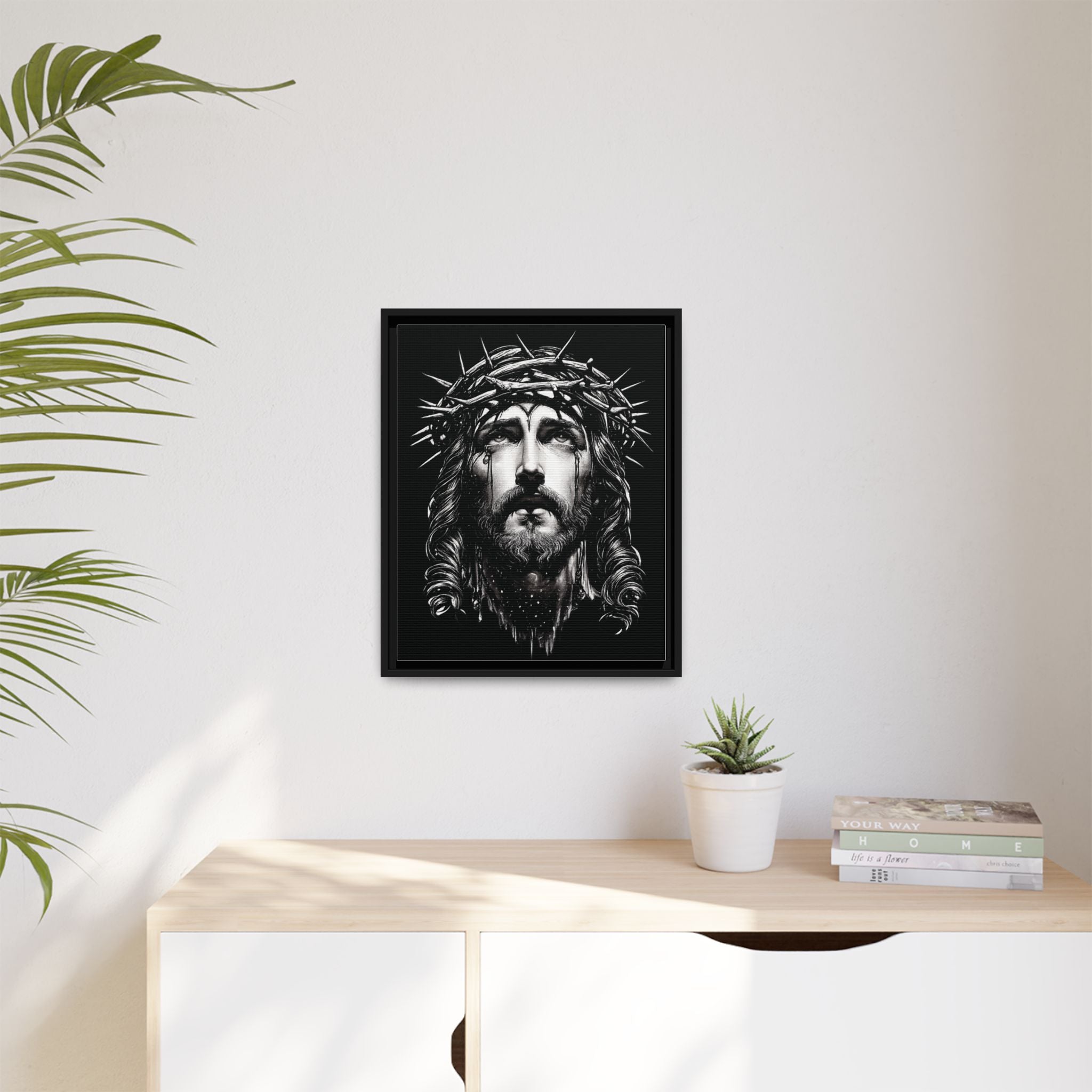1. The Sacred Gaze (White and Black)