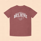 Believe Motivational T‑Shirt — Keep Moving Forward Inspirational Tee