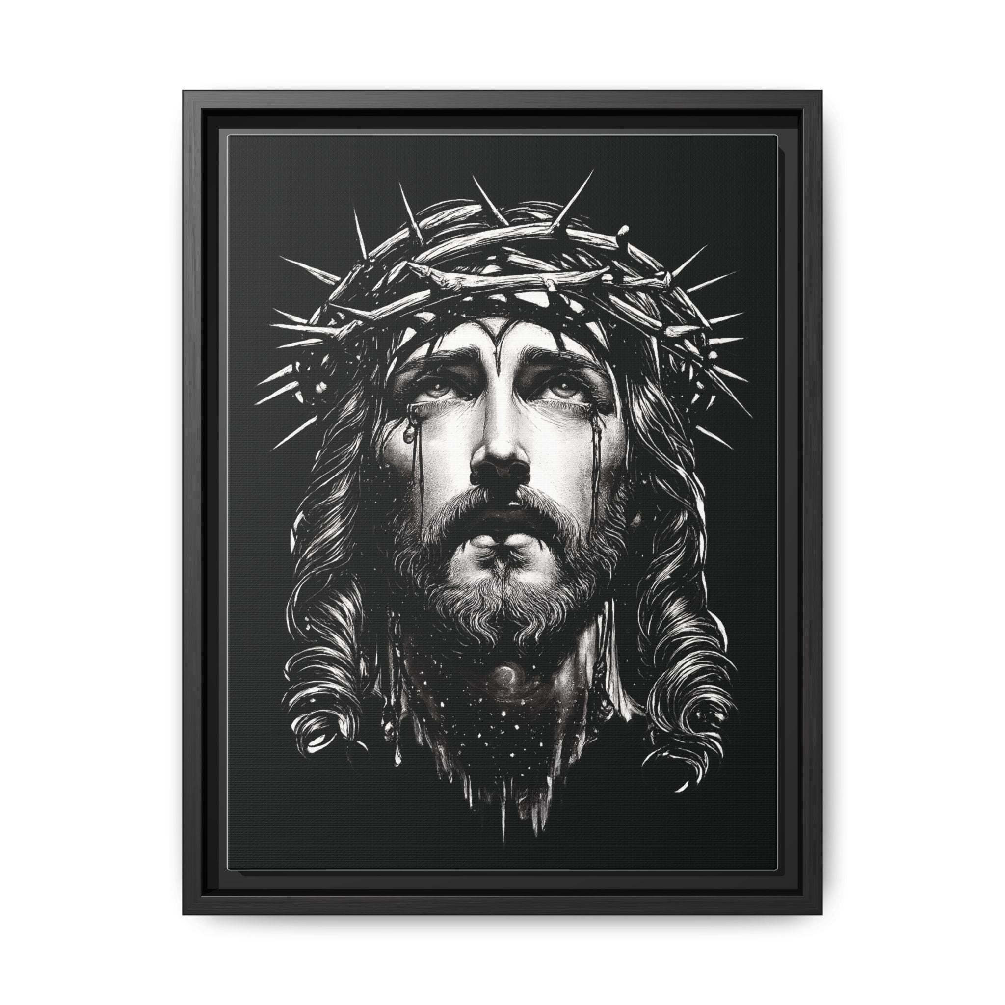 1. The Sacred Gaze (White and Black)