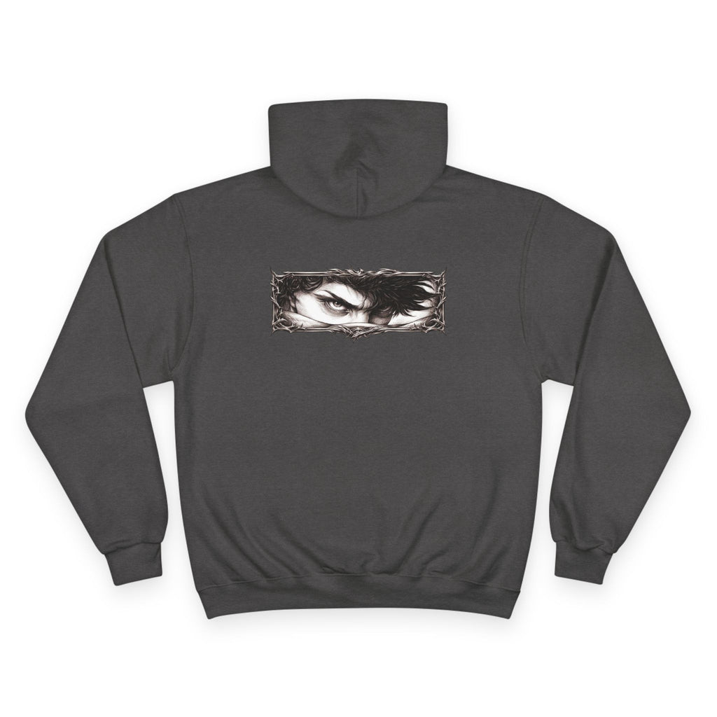 Eyes of the Champion Hoodie — Intense Gaze Graphic Pullover