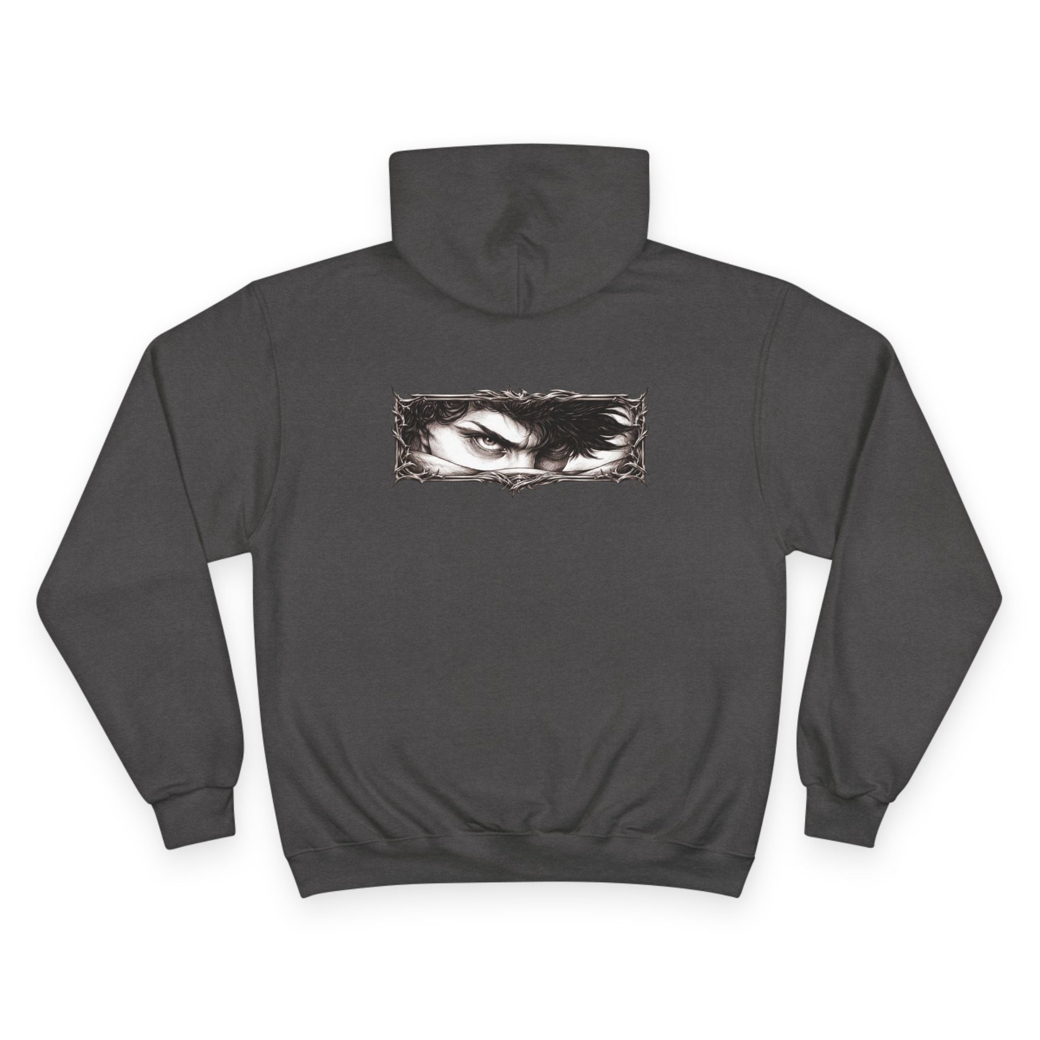 Eyes of the Champion Hoodie — Intense Gaze Graphic Pullover