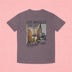 Los Angeles NYC Vintage Graphic Tee — 'Enjoy The Moment' Faded Shirt