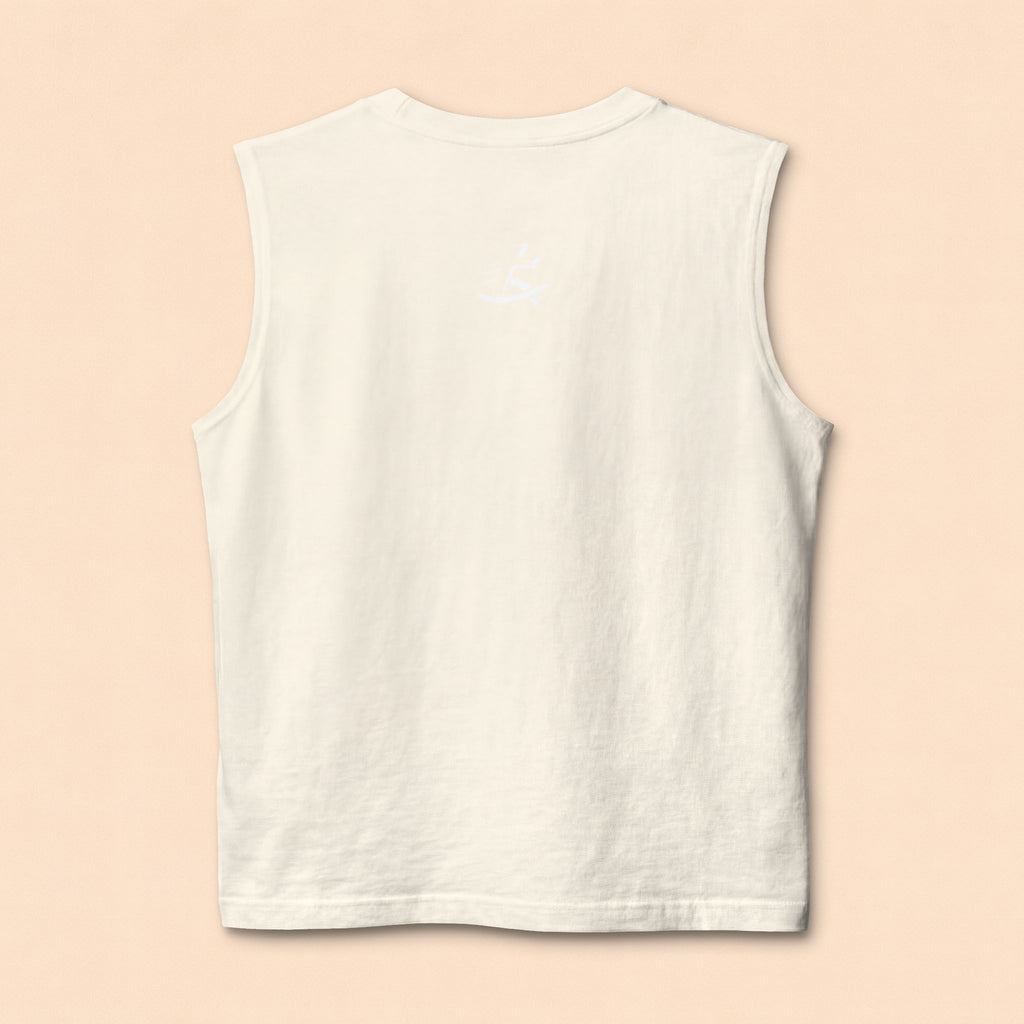 Christian Cross Barbell Muscle Tank — Faith & Fitness Gym Shirt