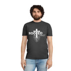 Rooted in Christ T-Shirt — Colossians 2:7 Christian Faith Tee