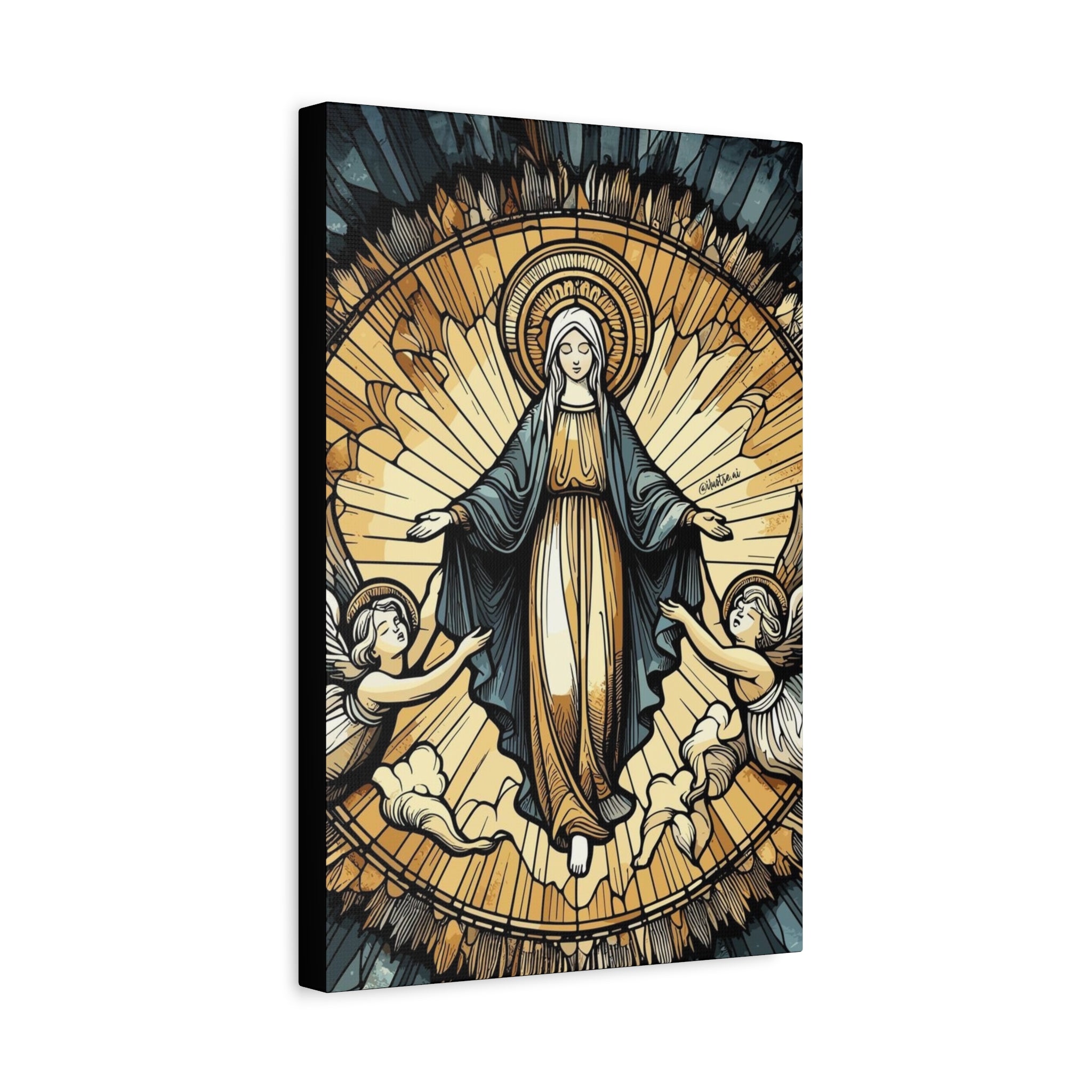 Virgin Mary - Mystic Matte Canvas, Stretched, 1.25"