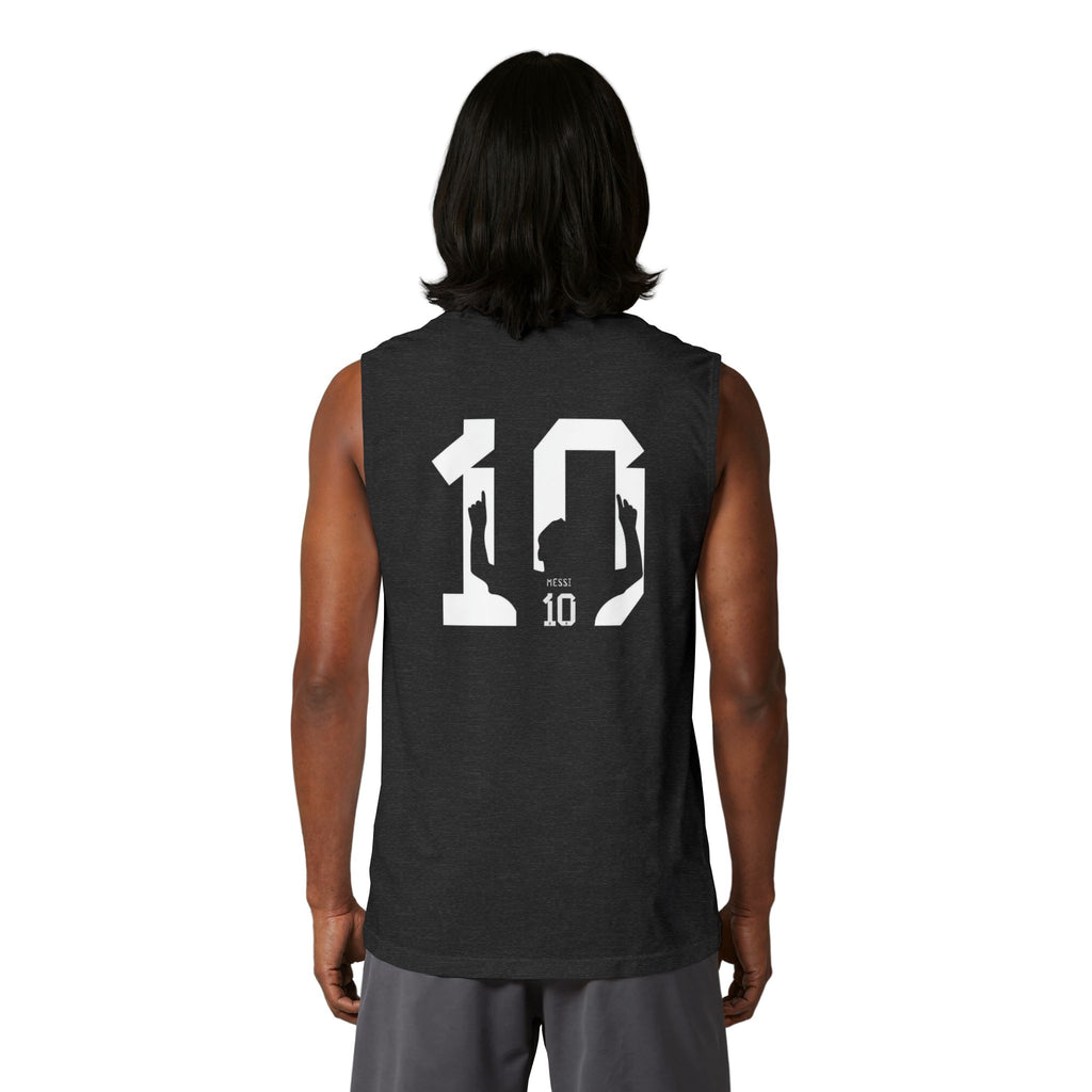 GOAT Soccer Tank Top — Messi Back Print