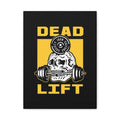 Deadlift Skull Gym Canvas Wall Art — 'Dead Lift' Weightlifting Decor