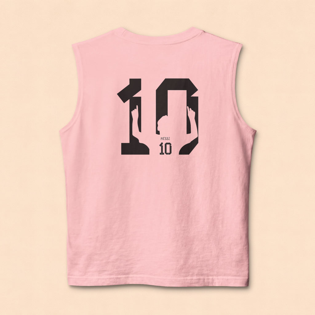 GOAT Soccer Tank Top — Messi Back Print