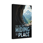 Psalm 32:7 'You Are My Hiding Place' Matte Canvas Wall Art